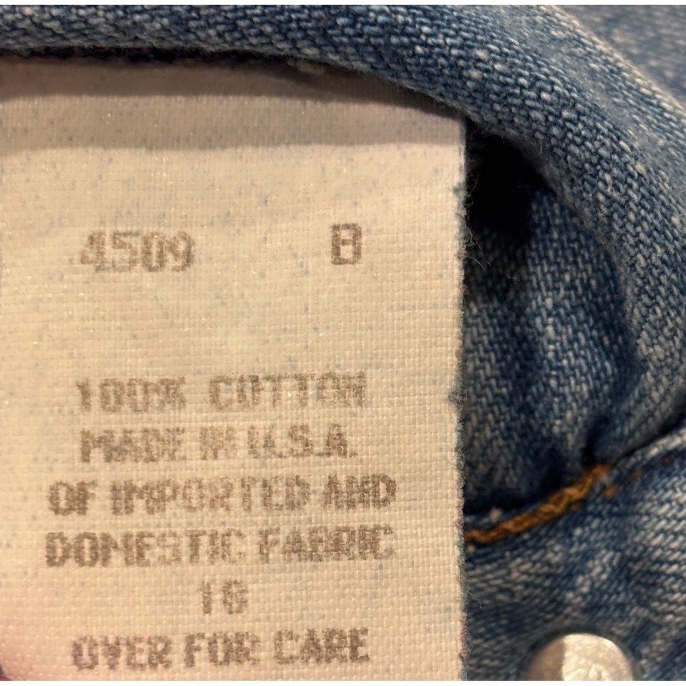 Venezia Jeans Womens‎ 16 Light Wash High Rise Pleated Mom Jeans Made USA Cotton - Picture 3 of 14